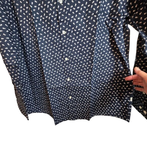 Julian & Mark Shirt Mens Large Stretch Button Up Long Sleeve Preppy Nautical - Picture 6 of 16